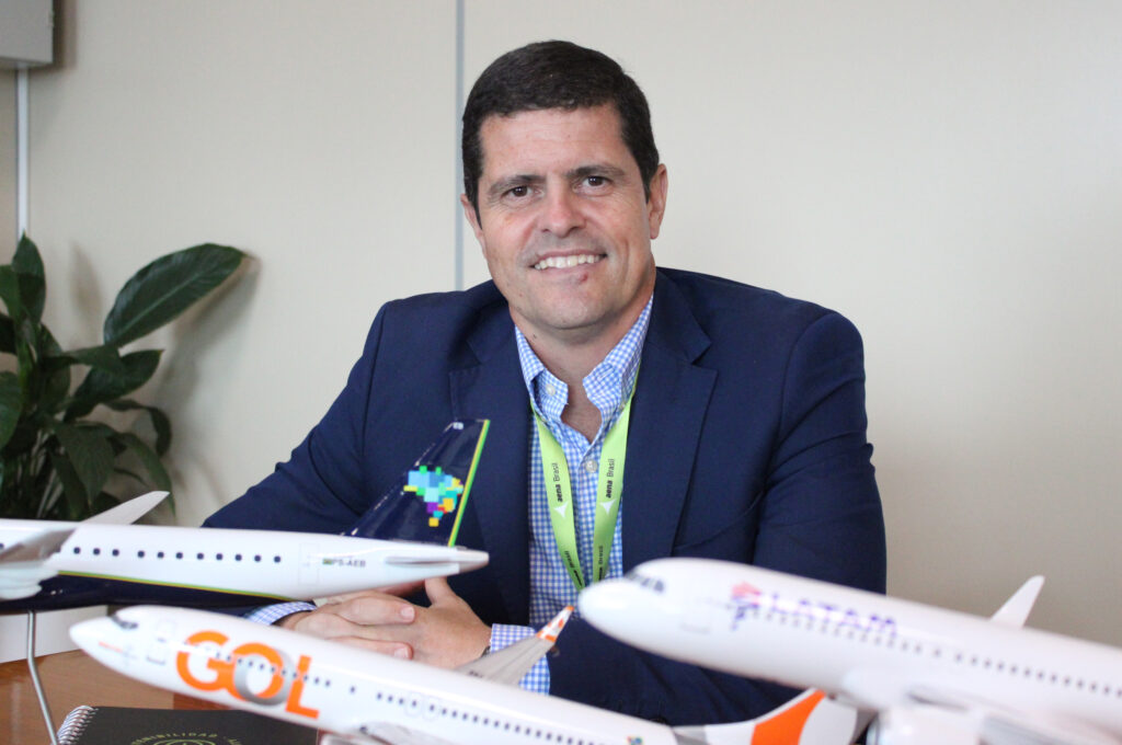 Santiago Yus presidente da Aena Brasil 2 Como Aena Brasil capta novos voos e aéreas? Teria apetite para assumir novos aeroportos?