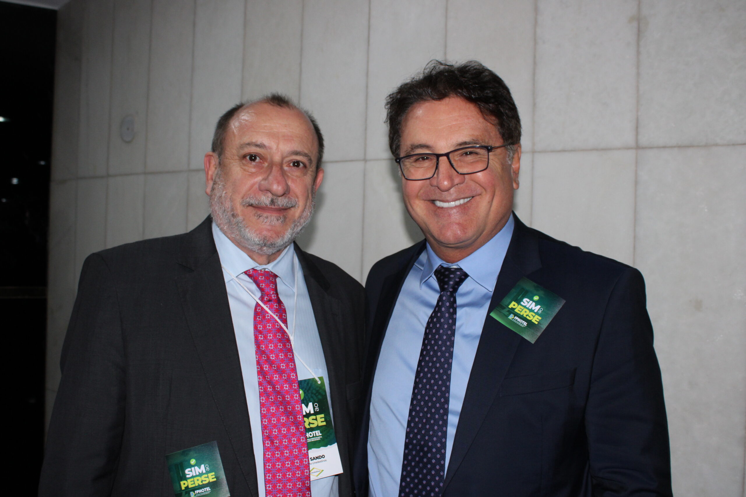 Toni Sando, presidente da Unedestinos, e Vinicius Lummertz, chairman do Grupo Wish Toni Sando, presidente da Unedestinos, e Vinicius Lummertz, chairman do Grupo Wish