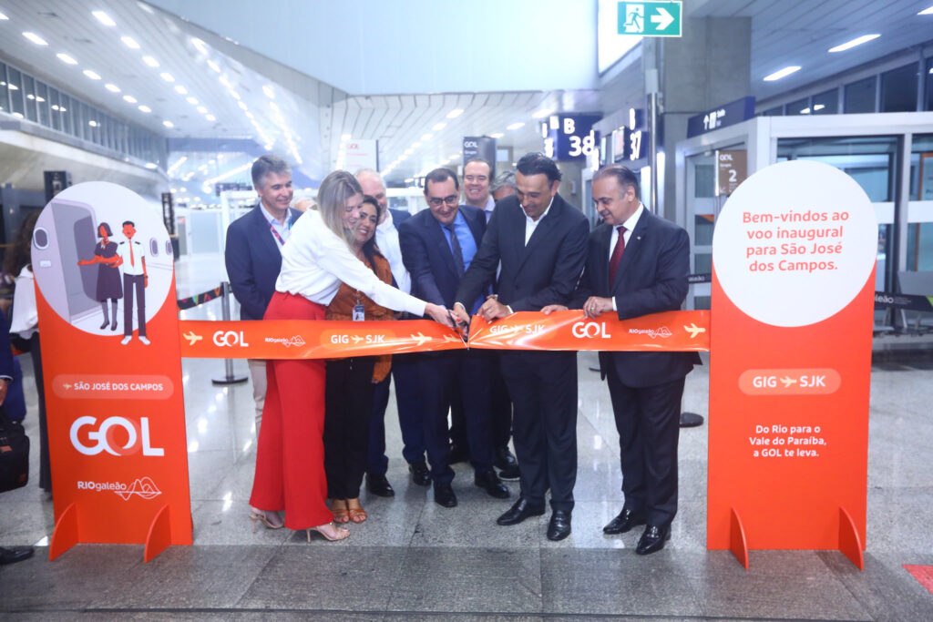 Gol chega a 76 cidades ao inaugurar voos entre Rio de Janeiro e São José dos Campos