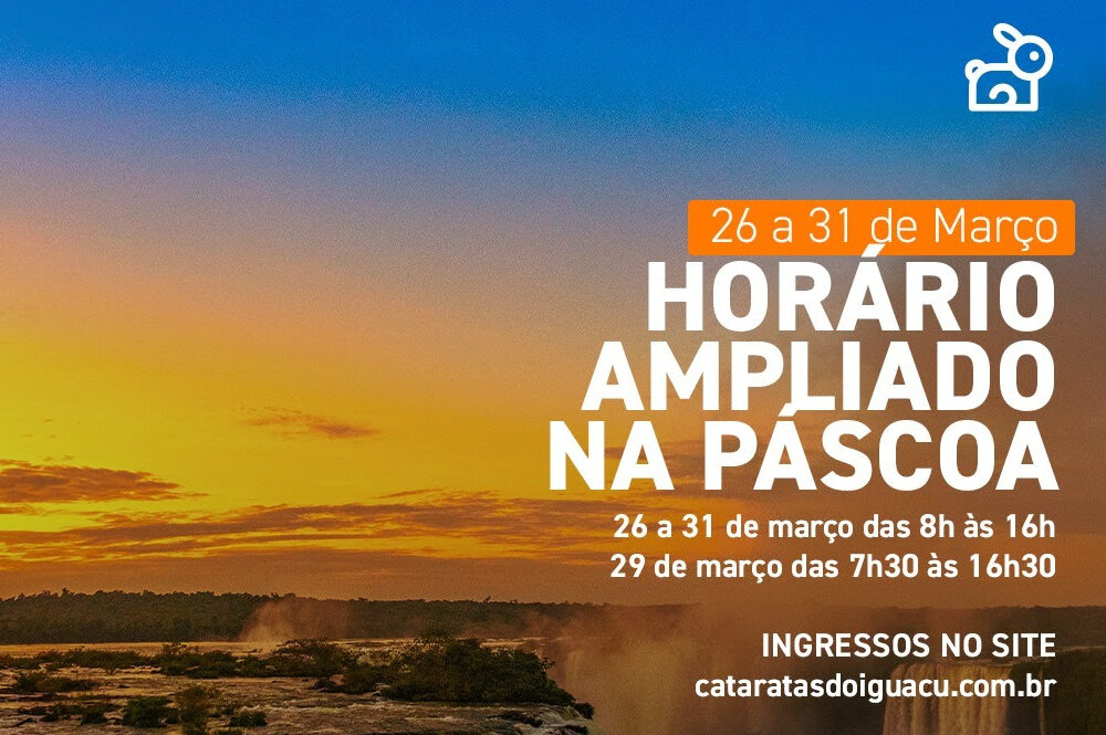 Com horário estendido, Cataratas do Iguaçu esperam 25 mil pessoas neste feriadão 1 unnamed2 9 e1711384866472 Com horário estendido, Cataratas do Iguaçu esperam 25 mil pessoas neste feriadão