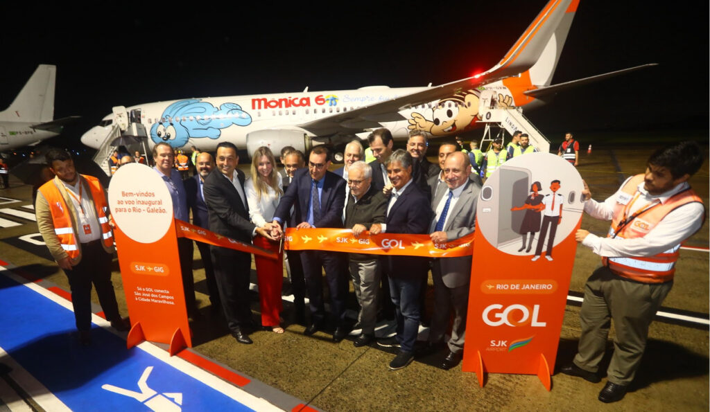 Gol chega a 76 cidades ao inaugurar voos entre Rio de Janeiro e São José dos Campos