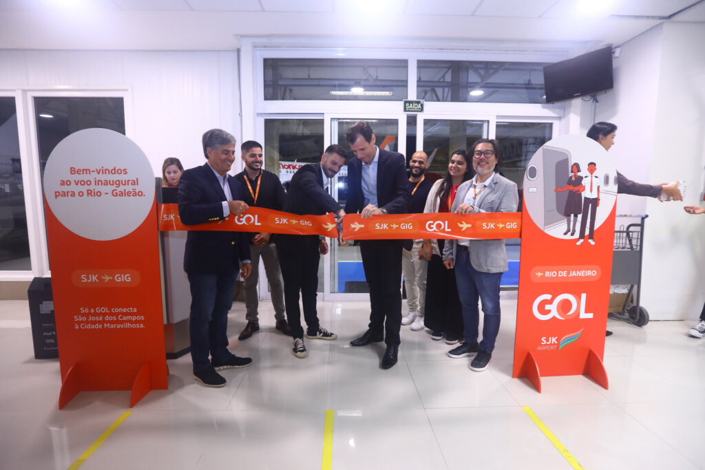 Gol chega a 76 cidades ao inaugurar voos entre Rio de Janeiro e São José dos Campos
