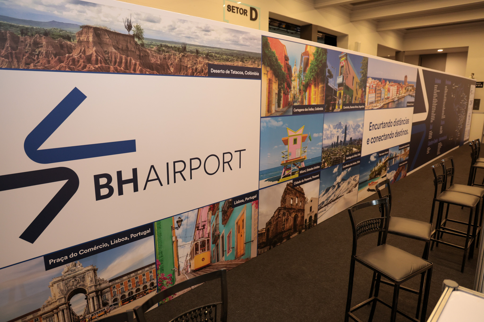 Estande do BH Airport Estande do BH Airport