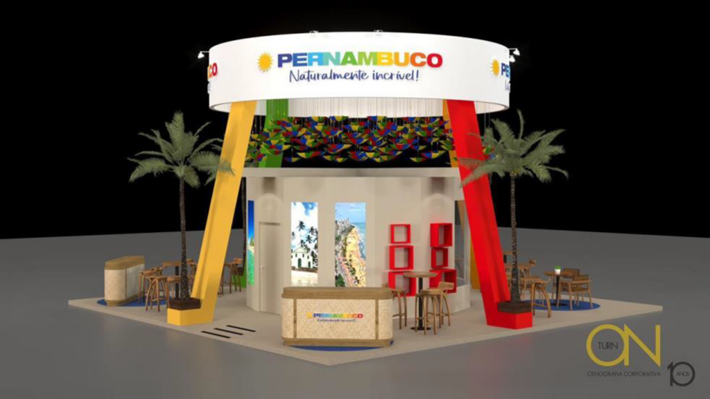 3D do stad de Pernambuco da WTM 2 Pernambuco lançará nova rota internacional em parceria com Azul na WTM-LA