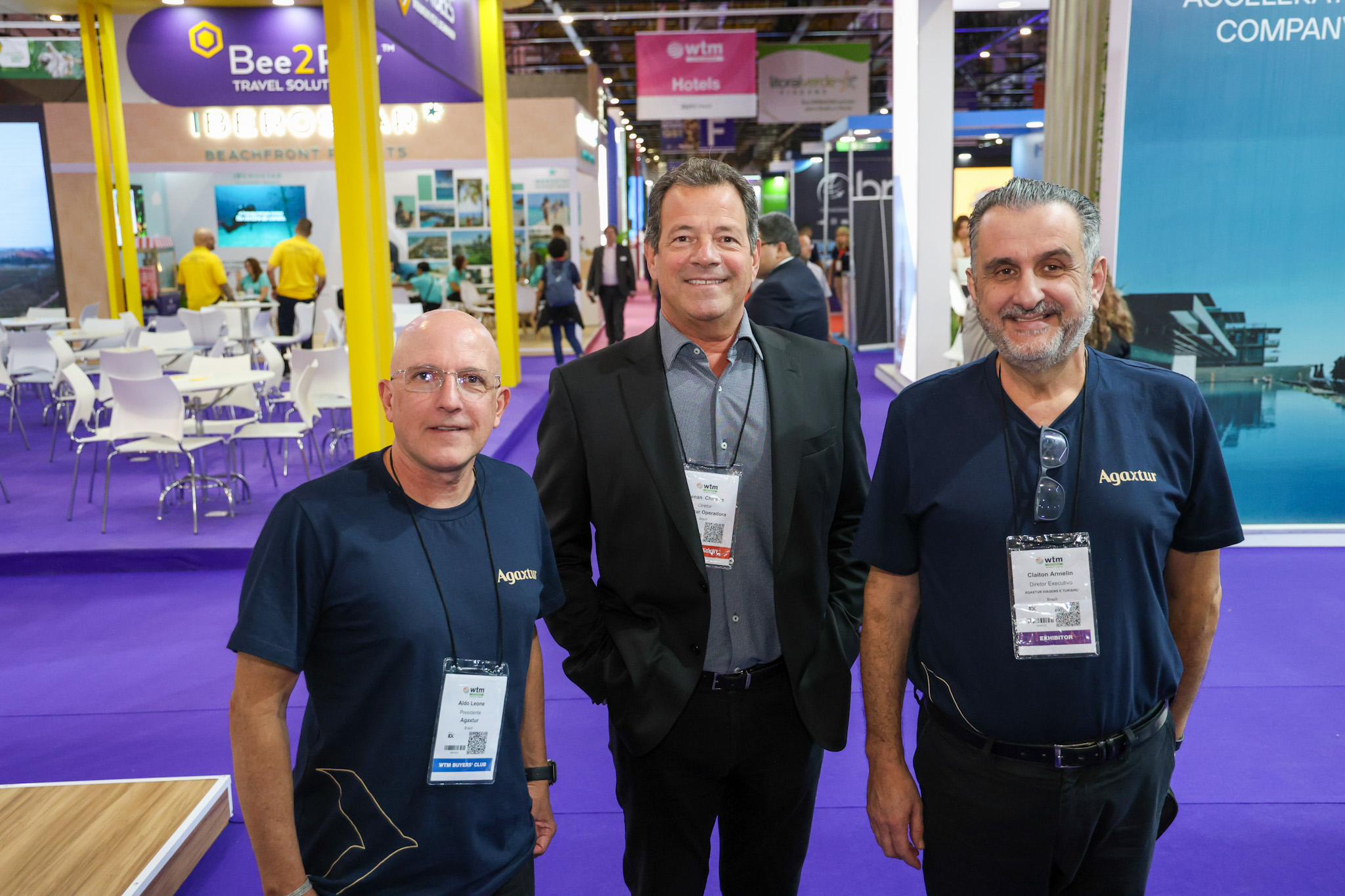 Aldo Leone, Renan Chieppe e Claiton Armelin, da Agaxtur Aldo Leone, Renan Chieppe e Claiton Armelin, da Agaxtur