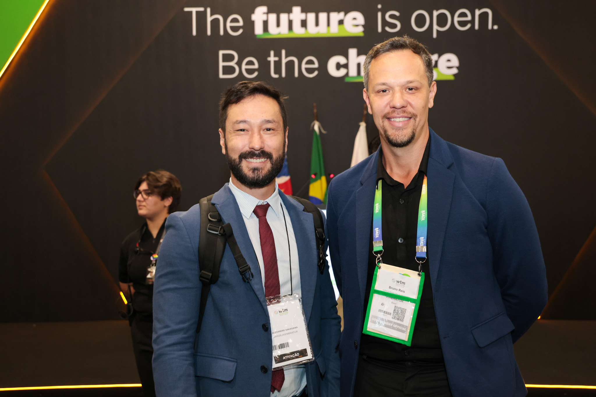 Alexandre Nakagawa e Bruno Reis, da Embratur Alexandre Nakagawa e Bruno Reis, da Embratur