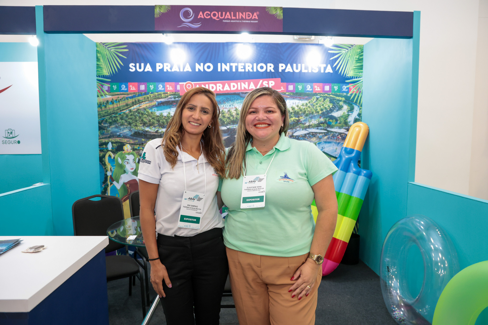 Ana Sampaio e Glauciane Sena, do Thermas Acqualinda Ana Sampaio e Glauciane Sena, do Thermas Acqualinda