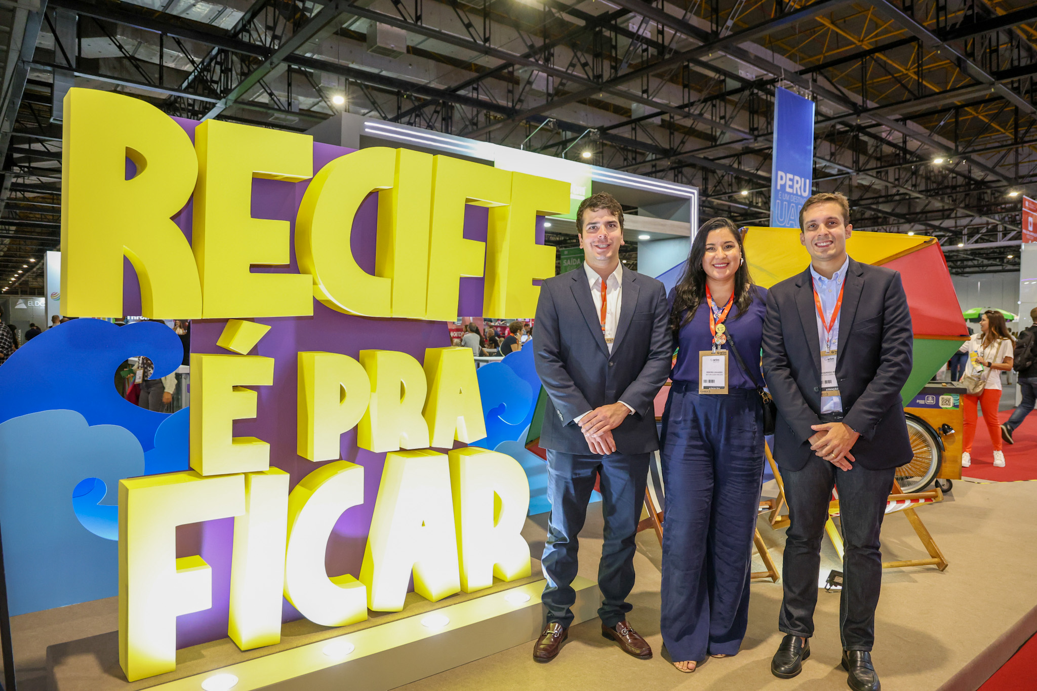 Antônio Coelho, secretário de Turismo do Recife, Débora Linhares e Rodrigo Rêgo, Setur-Recife Antônio Coelho, secretário de Turismo do Recife, Débora Linhares e Rodrigo Rêgo, Setur-Recife