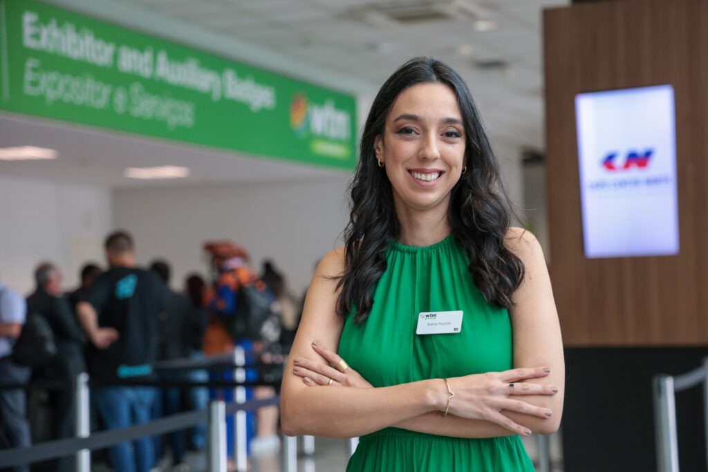 Bianca Pizzolito da WTM LA 1 WTM-LA 2024: Bianca Pizzolito comemora primeiro dia de corredores cheios e estandes elaborados