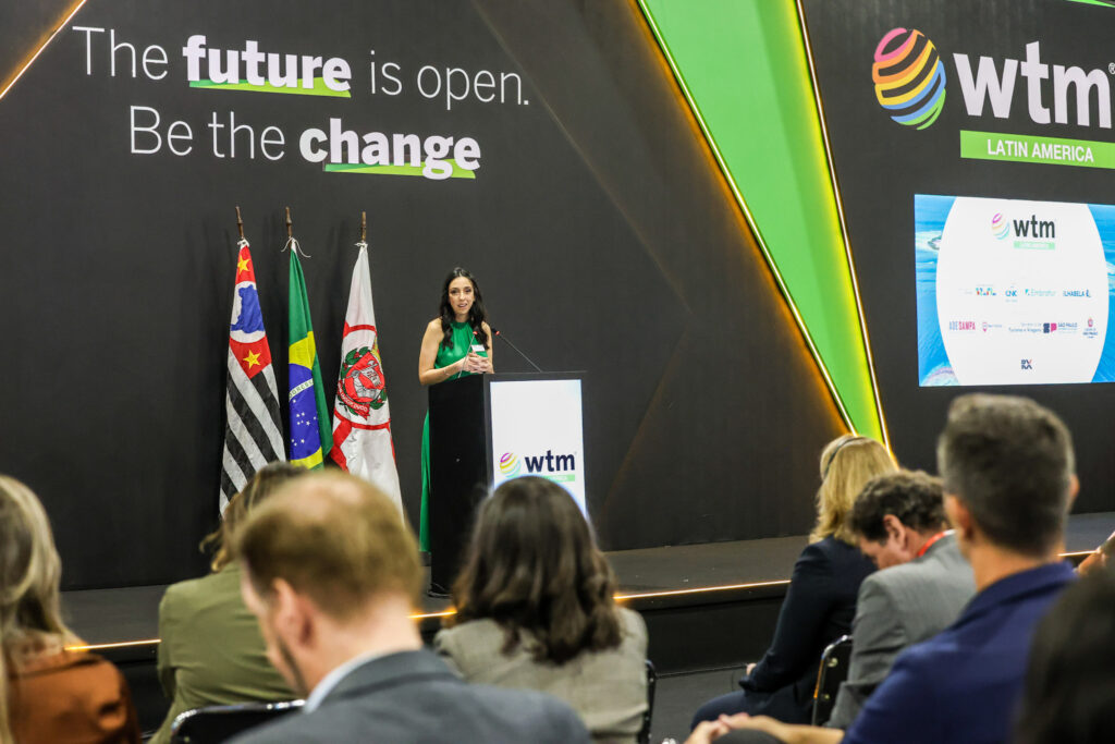 Bianca Pizzolito da WTM LA 2 Abertura reúne autoridades e marca início da WTM-LA 2024: 'Nada menos do que extraordinário'