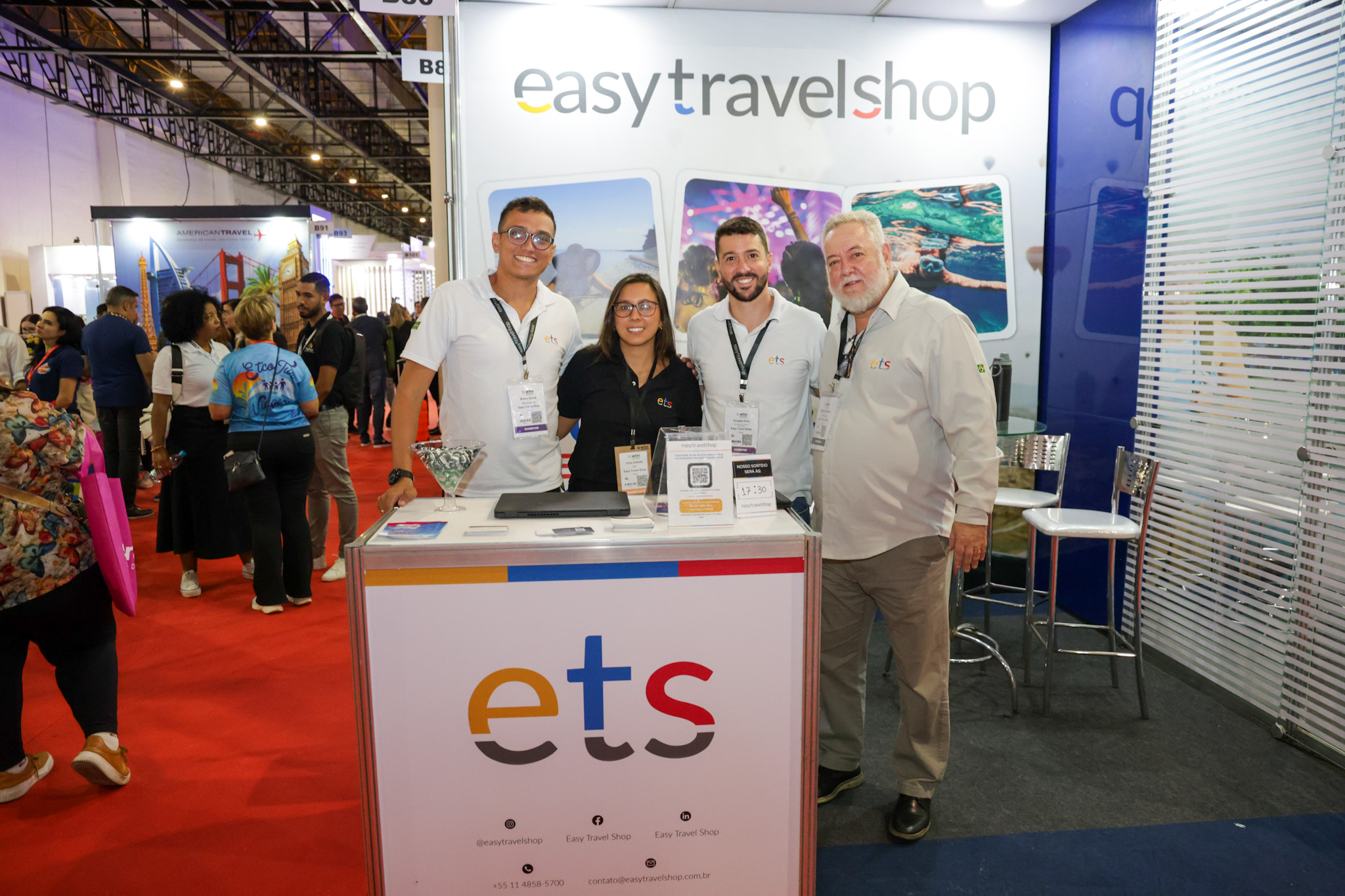 Breno Golob, Guta Valente, Douglas Diniz e Michael Barkoczy, da ETS Breno Golob, Guta Valente, Douglas Diniz e Michael Barkoczy, da ETS