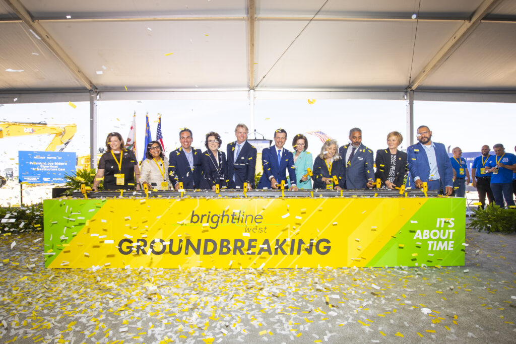 Brightline West dá início a construção do sistema ferroviário que ligará Las Vegas e Califórnia Brightline West dá início a construção do sistema ferroviário que ligará Las Vegas e Califórnia