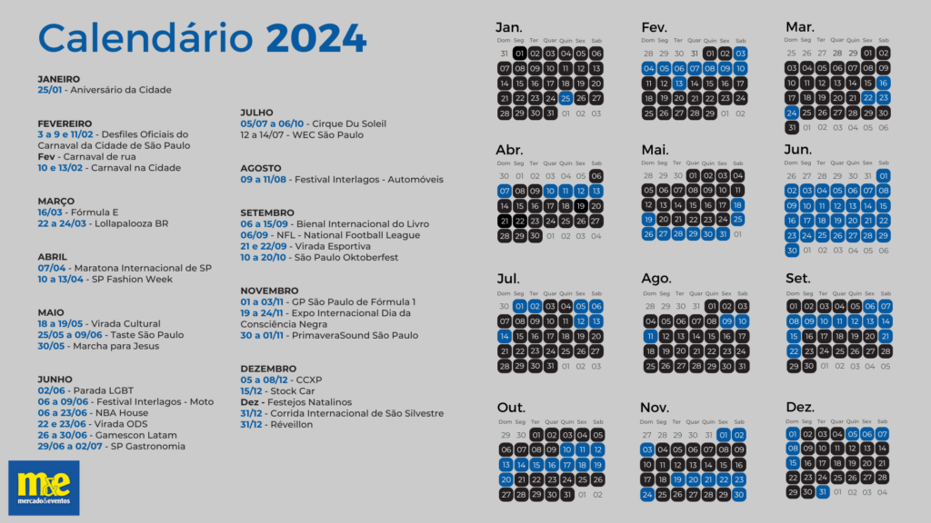 CALENDARIO JANA Com 38 grandes eventos, SPTuris lança Calendário Estratégico de Eventos de 2024; veja fotos