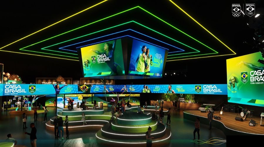 Embratur e Sebrae serão os patrocinadores oficiais da Casa Brasil dos Jogos de Paris 1 CASA BRASIL EM PARIS PROJECAO DIVULGACAO COB Embratur e Sebrae serão os patrocinadores oficiais da Casa Brasil dos Jogos de Paris