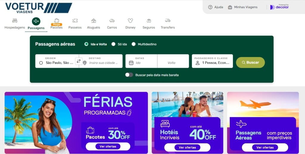 Voetur Viagens lança descontos de 40% em destinos no mês de abril Voetur Viagens lança descontos de 40% em destinos no mês de abril