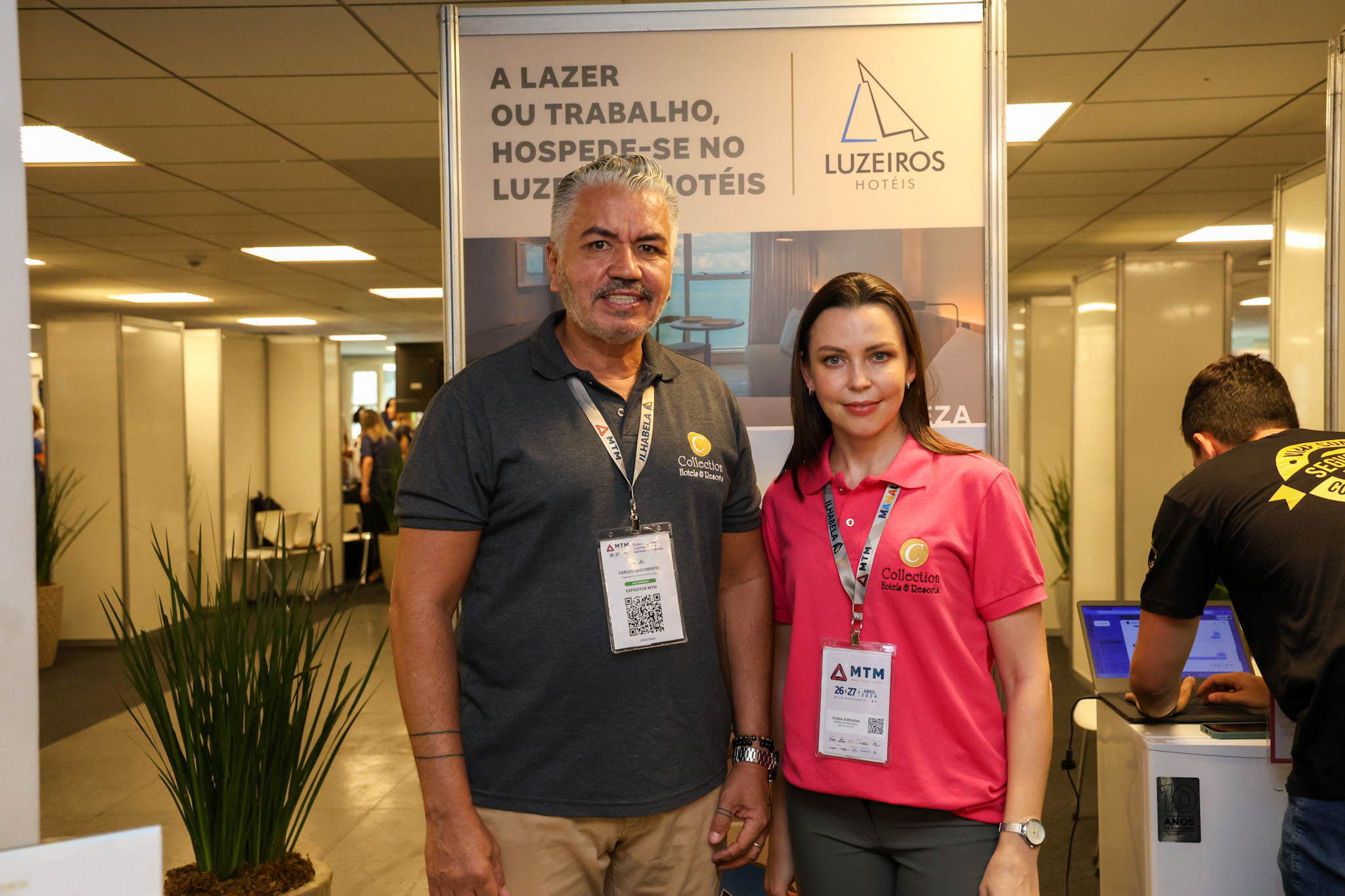 Carlos Nascimento e Elena Sorokina, da Colllection Hotéis Carlos Nascimento e Elena Sorokina, da Colllection Hotéis