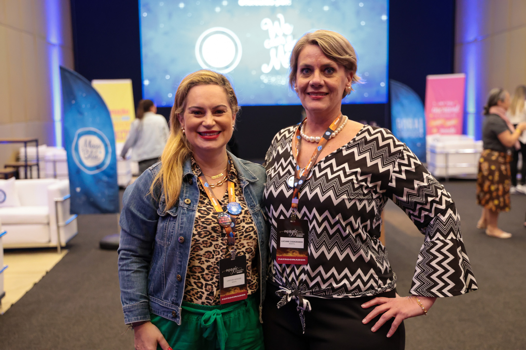 Carolina Mokshin e Luciane Casagrande, da Rentyl Carolina Mokshin e Luciane Casagrande, da Rentyl