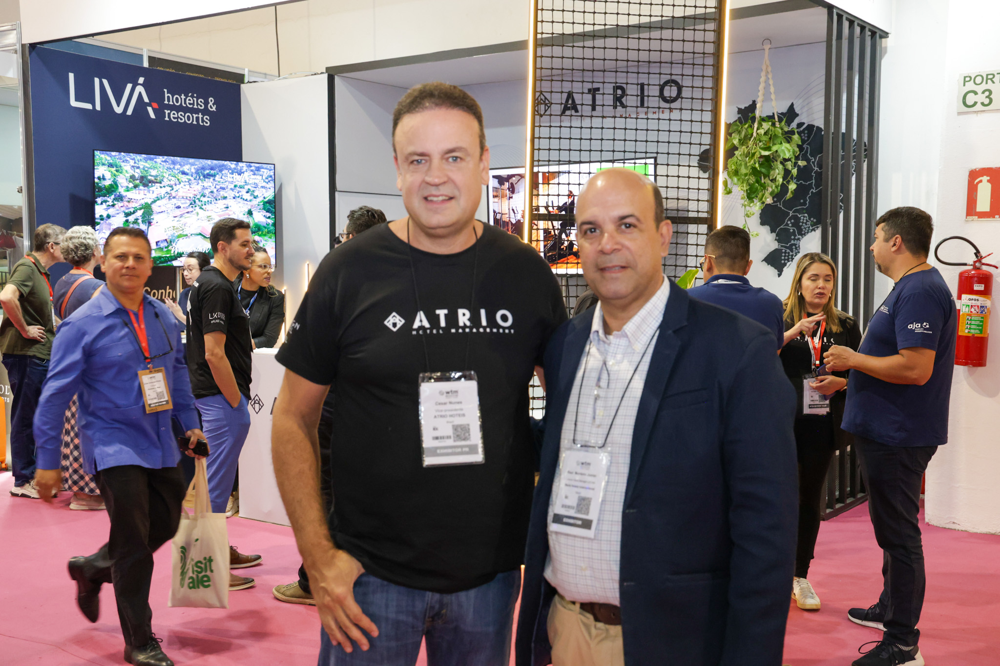 César Nunes, da Atrio Hotels e Raul Monteiro, do Meliã Hotels César Nunes, da Atrio Hotels e Raul Monteiro, do Meliã Hotels