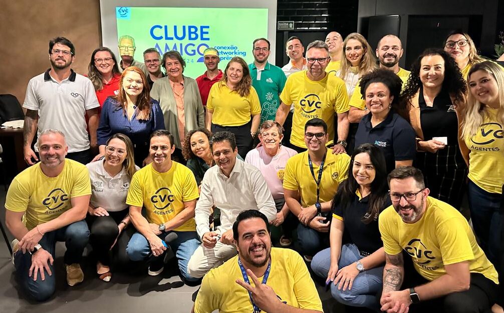 Clube Amigo Agente CVC reúne 60 agentes em primeira etapa de 2024 em São Paulo Clube Amigo Agente CVC reúne 60 agentes em primeira etapa de 2024 em São Paulo