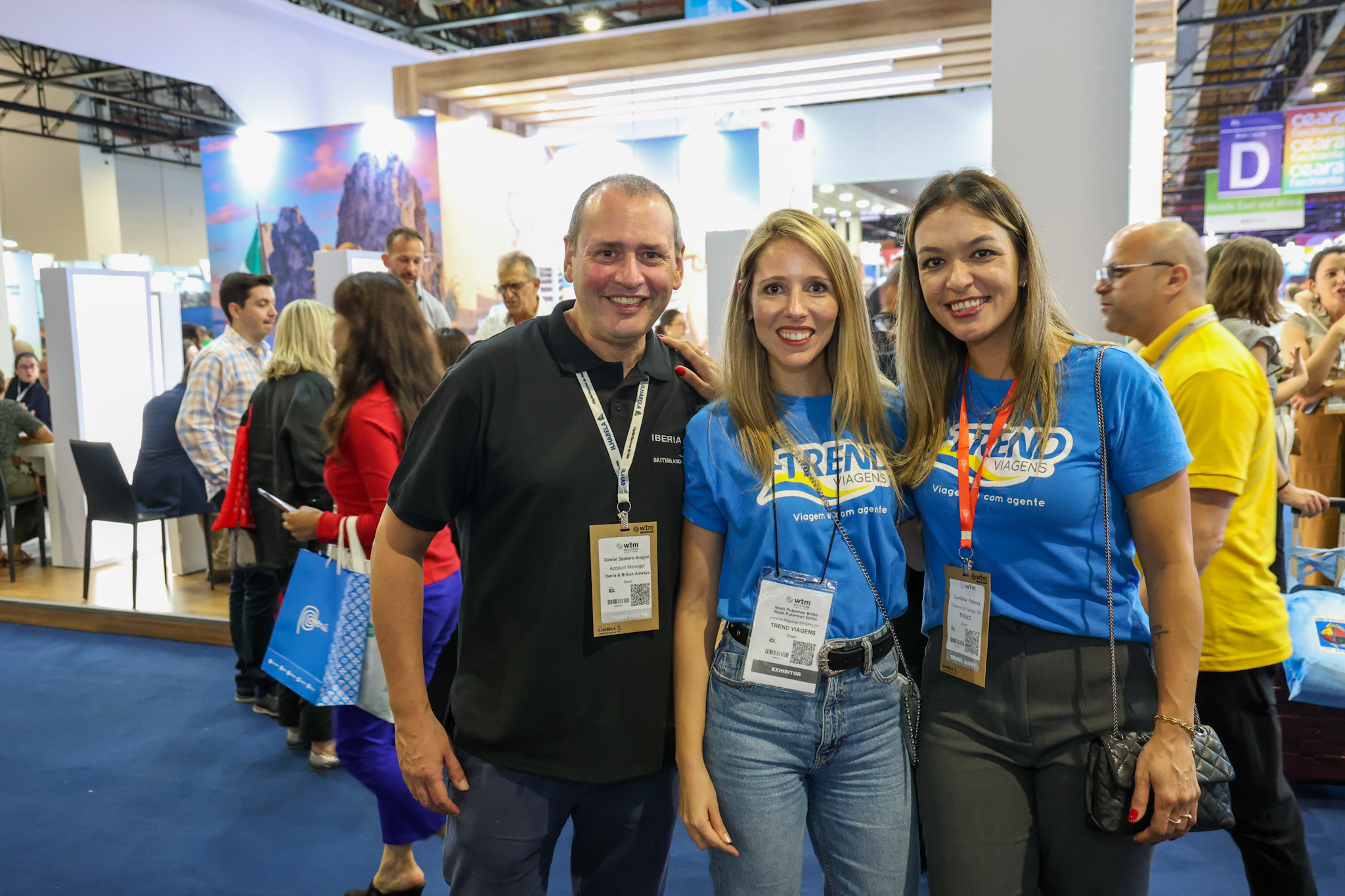 Daniel Santoro, da Ibéria, Noah Britto e Luciana Pereira, da Trend Daniel Santoro, da Ibéria, Noah Britto e Luciana Pereira, da Trend