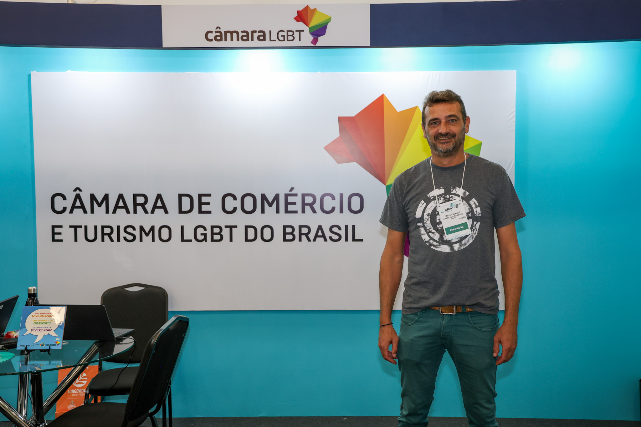 Darlan Schimidt, da Câmara de Turismo LGBT Darlan Schimidt, da Câmara de Turismo LGBT