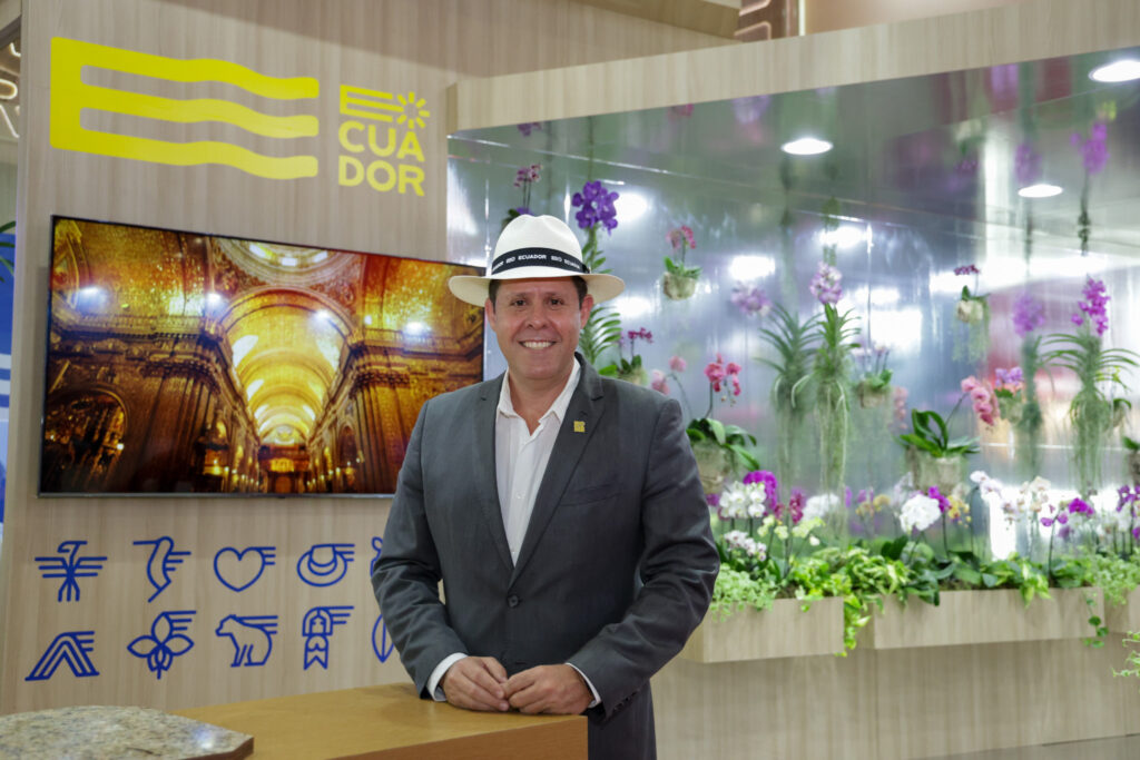 Diego Andrade, do Ministério de Turismo do Equador