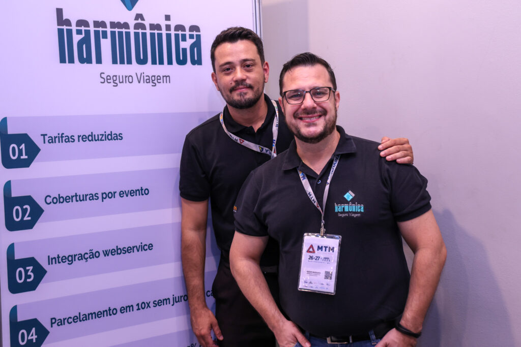 Diogo Rinco e Hélder Marques, da Harmônica Seguros