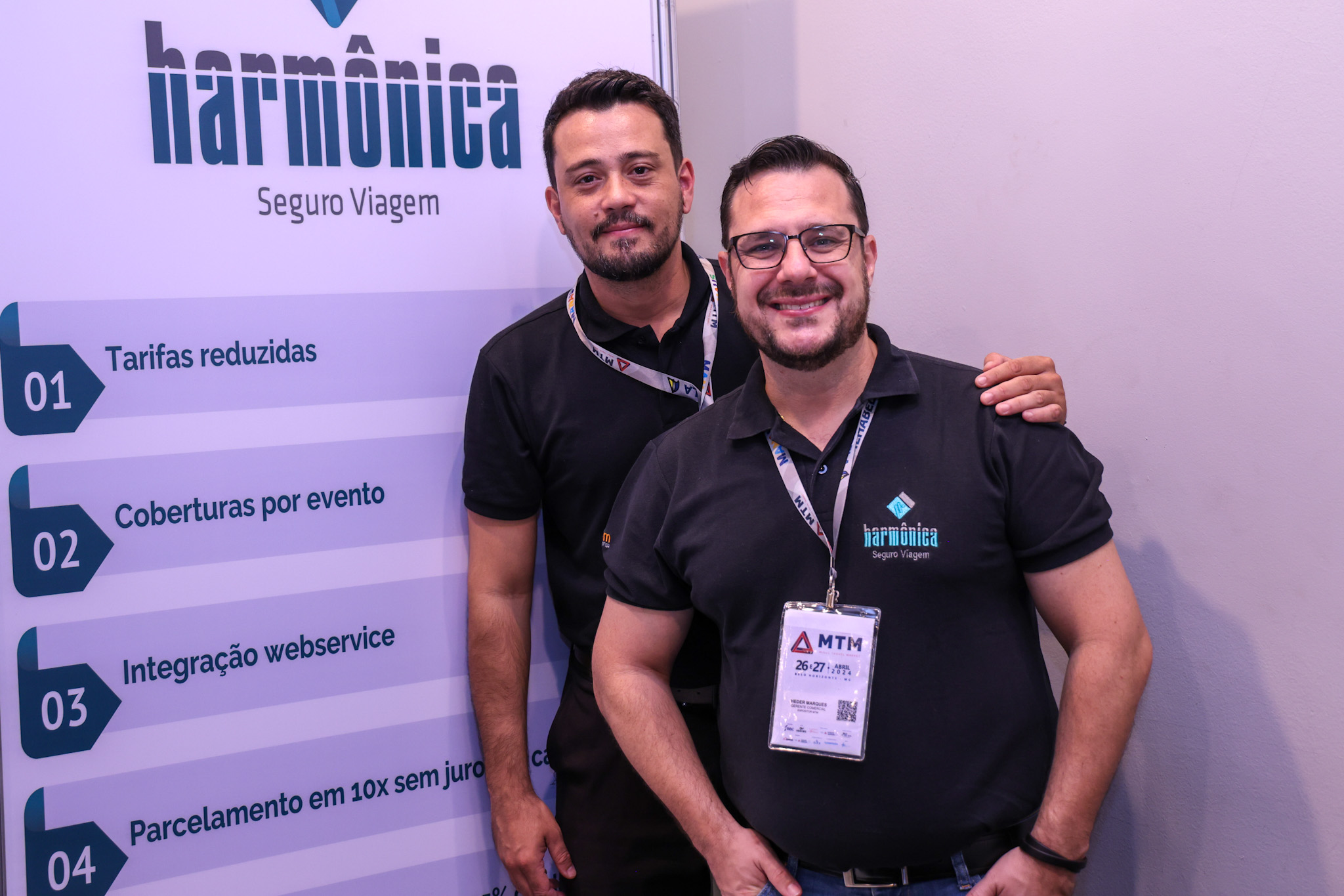 Diogo Rinco e Hélder Marques, da Harmônica Seguros Diogo Rinco e Hélder Marques, da Harmônica Seguros