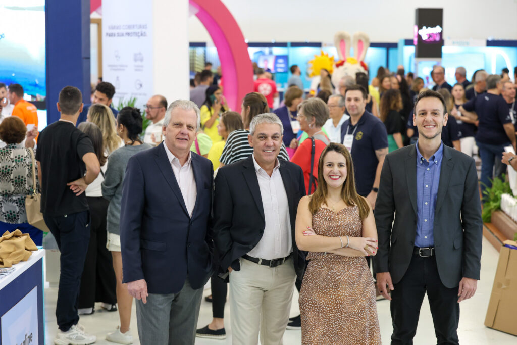 Edmar Bull, Fernando Santos, Juliana Assumpção e Bruno Waltrick