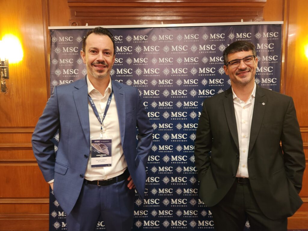 Eduardo Mariani, diretor de Marketing e Ignacio Palacios, diretor de Vendas MSC