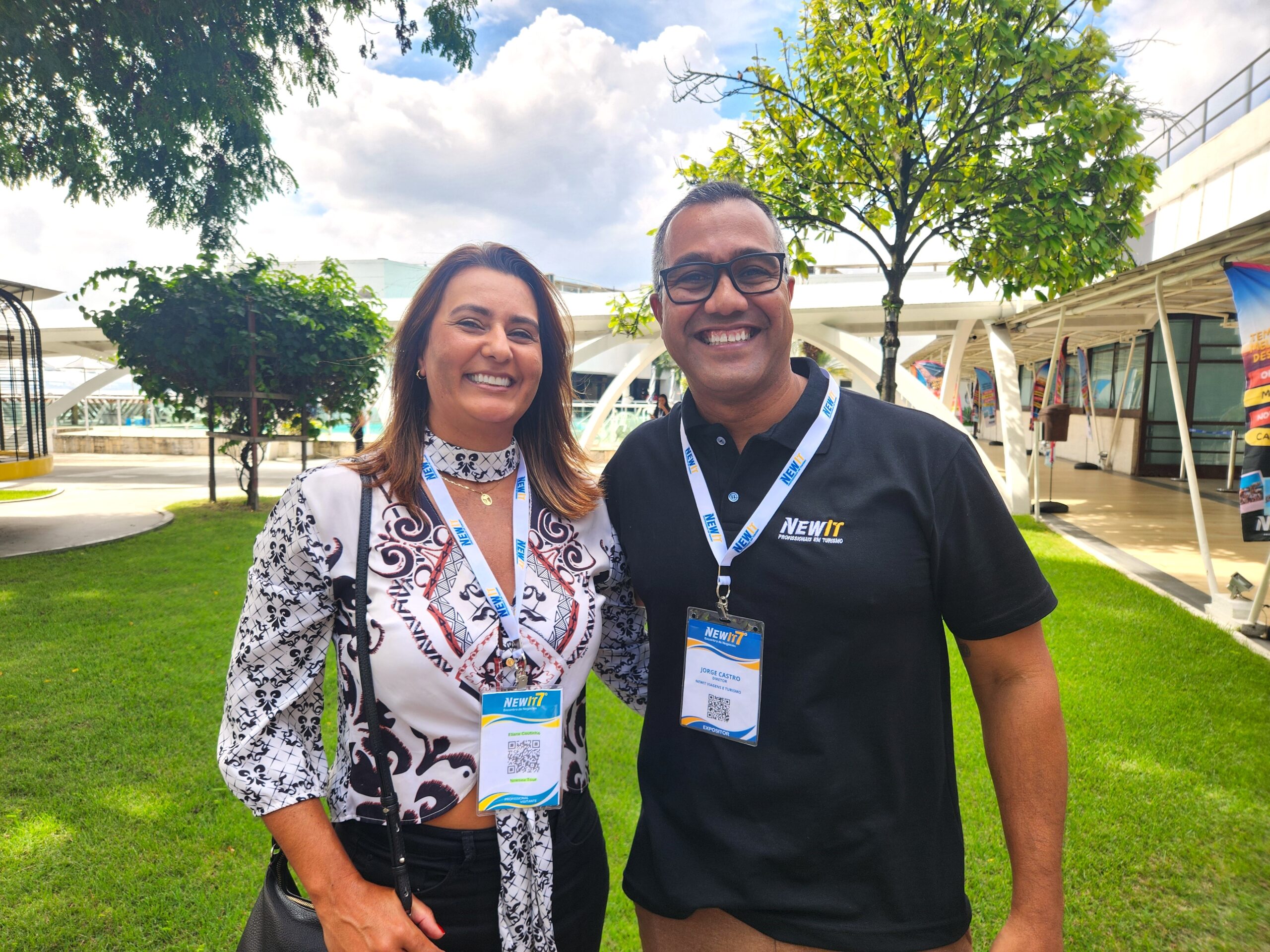 Eliane Coutinho, NewSea Tur, e Jorge Castro, diretor New It Eliane Coutinho, NewSea Tur, e Jorge Castro, diretor New It