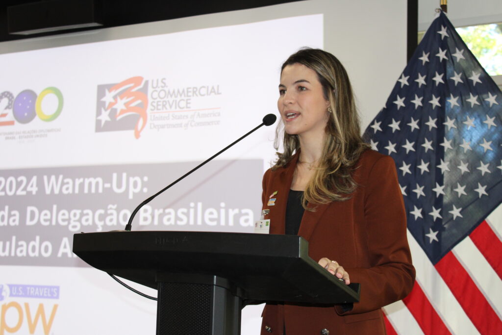 Emanuelle De Nadal, especialista Comercial de Turismo e Viagens do Consulado dos EUA
