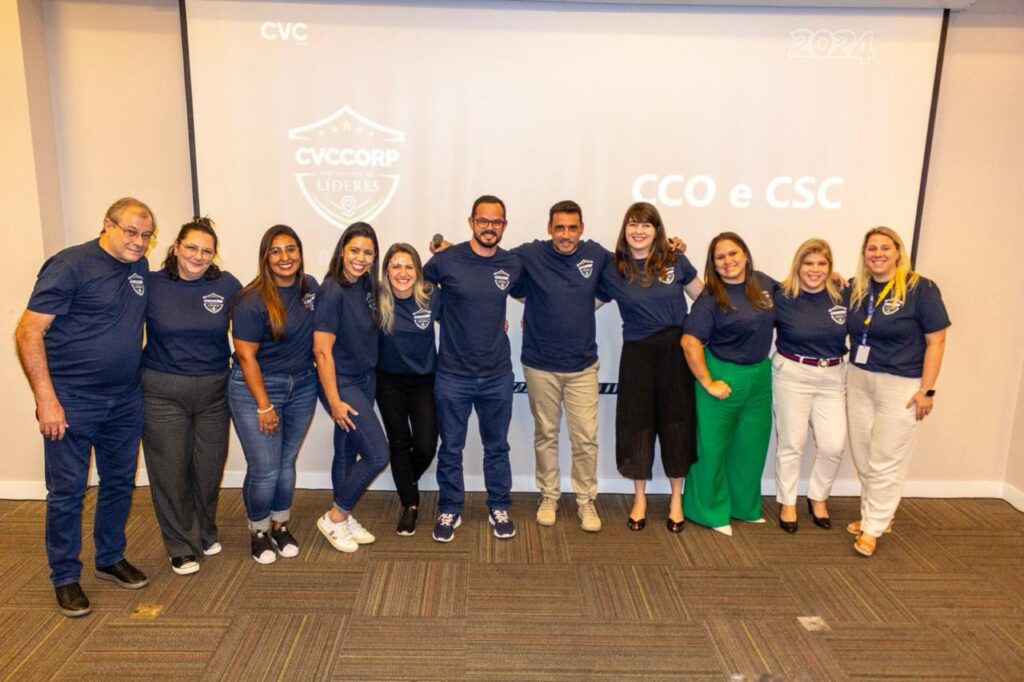 Time de Líderes do Centro de Controle de Operações - CCO e Centro de Serviços Compartilhados - CSC, liderado por Ricardo Pinheiro