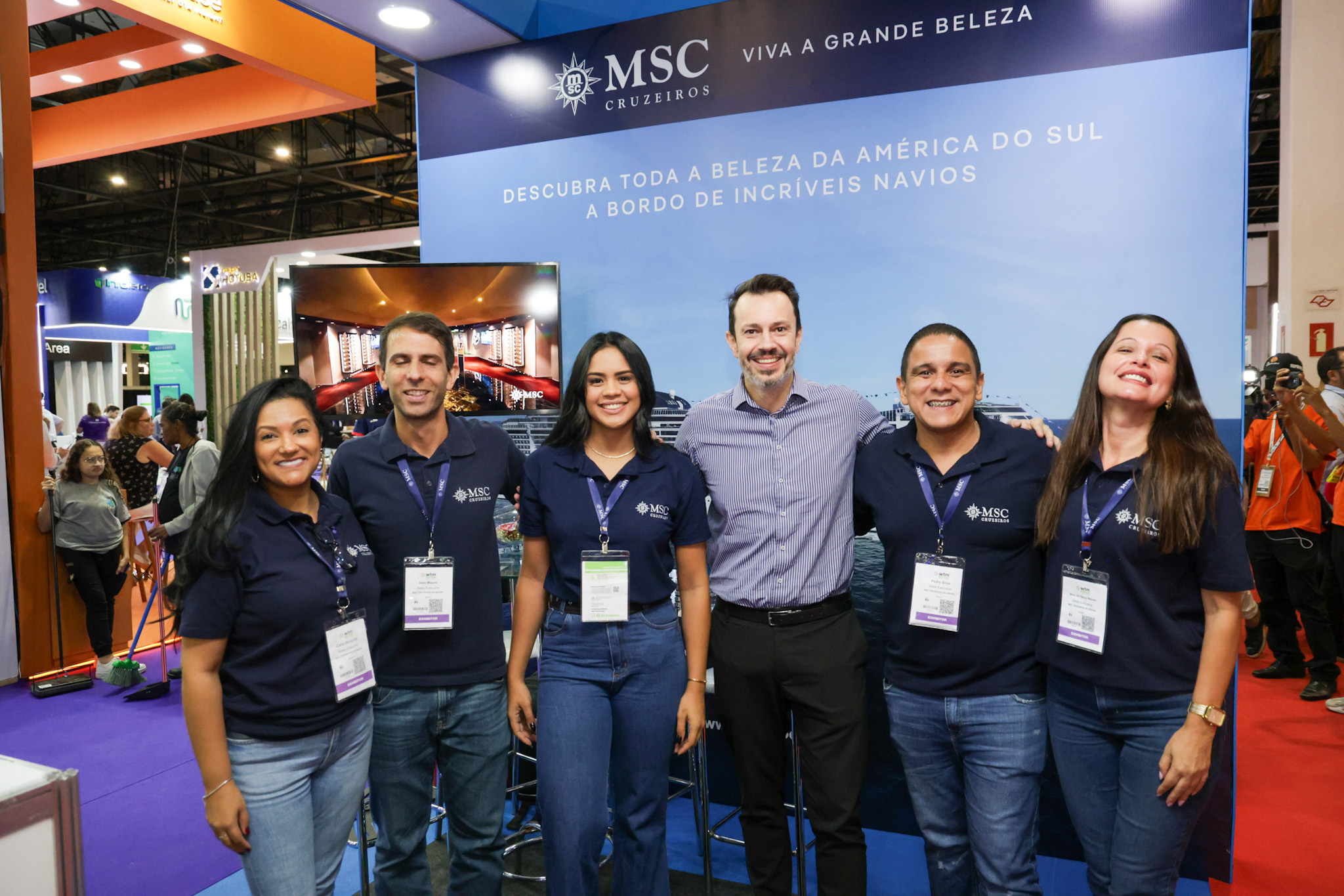 Equipe da MSC Cruzeiros Equipe da MSC Cruzeiros