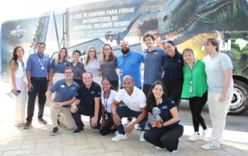 Universal e Azul lançam ônibus temáticos para viagens entre Viracopos e São Paulo; veja fotos