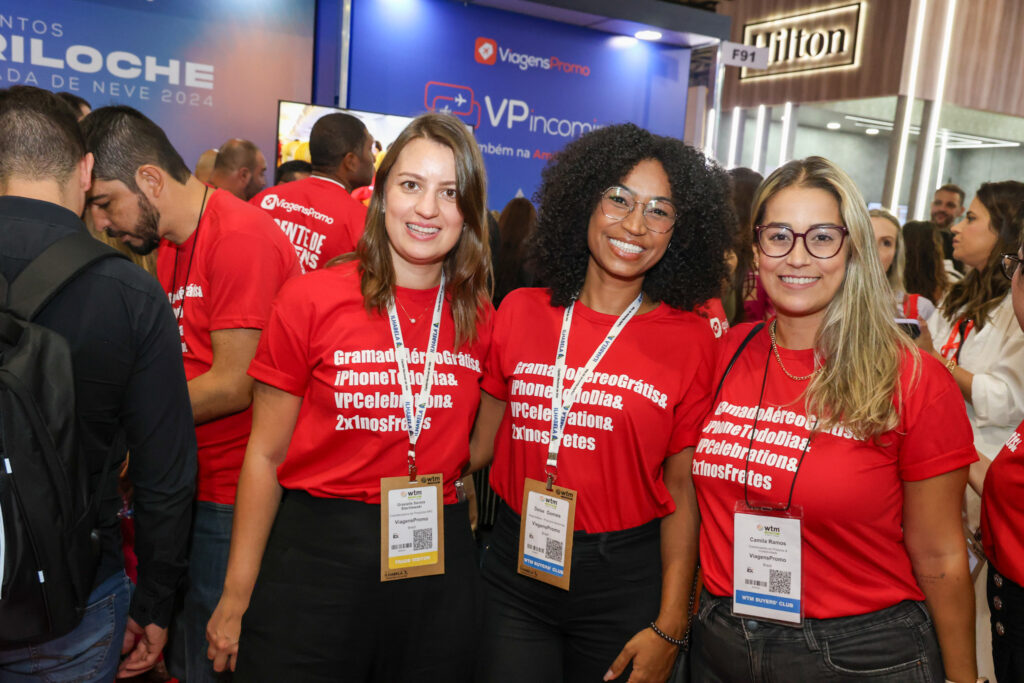 Grasielle Santos, Deise Gomes e Camila Ramos, da ViagensPromo Grasielle Santos, Deise Gomes e Camila Ramos, da ViagensPromo