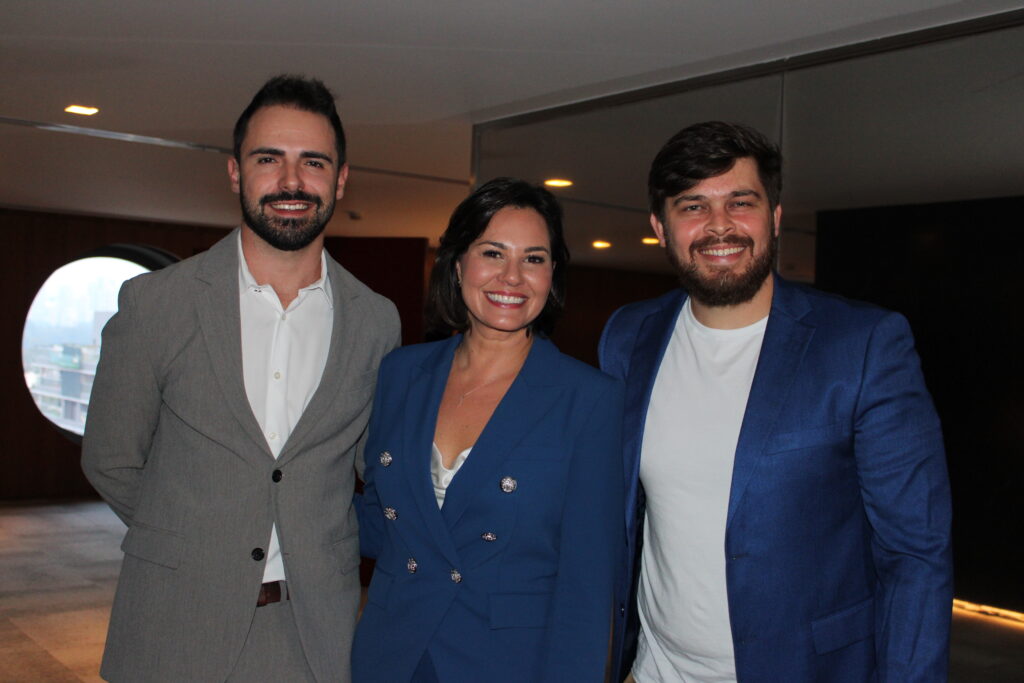 Guilherme Ferreira, Fabiana Owens e Ronaldo Reis, do Preferred Hotels