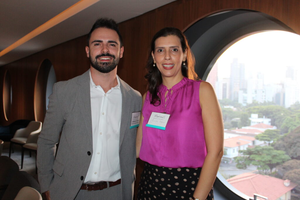 Guilherme Ferreira e Jennifer Orofino, do Preferred Hotels