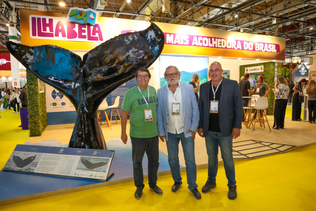 Harry Finger, secretário de Turismo de Ilhabela, Antônio Colucci, Prefeito de Ilhabela, e Ricardo Cretella, secretário adjunto de turismo de Ilhabela Harry Finger, secretário de Turismo de Ilhabela, Antônio Colucci, Prefeito de Ilhabela, e Ricardo Cretella, secretário adjunto de turismo de Ilhabela