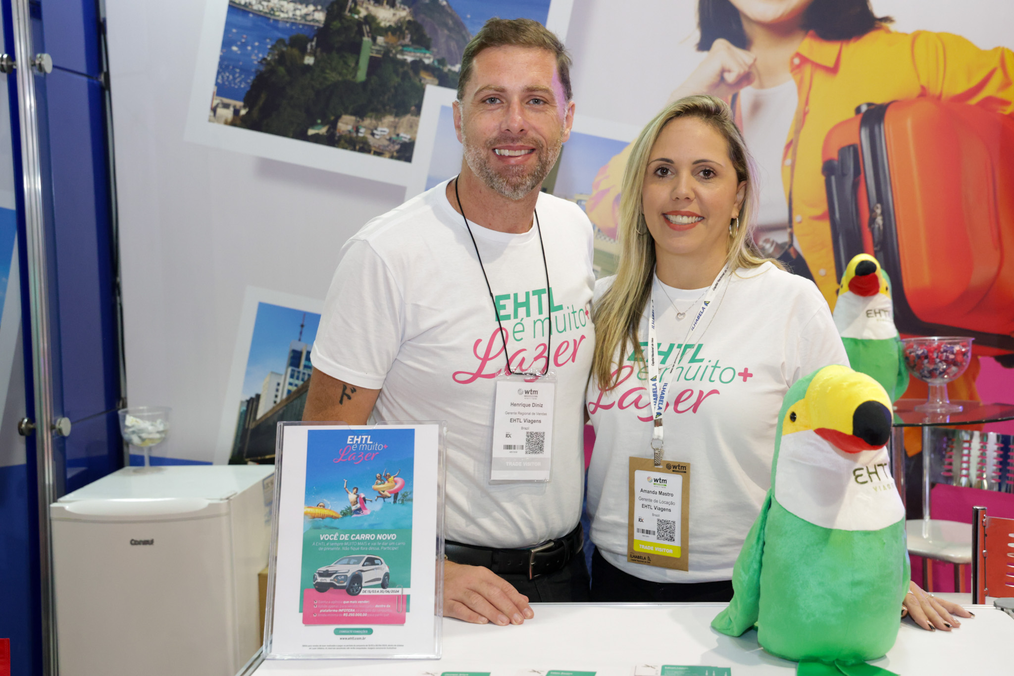 Henrique Diniz e Amanda Mastro, da EHTL Henrique Diniz e Amanda Mastro, da EHTL