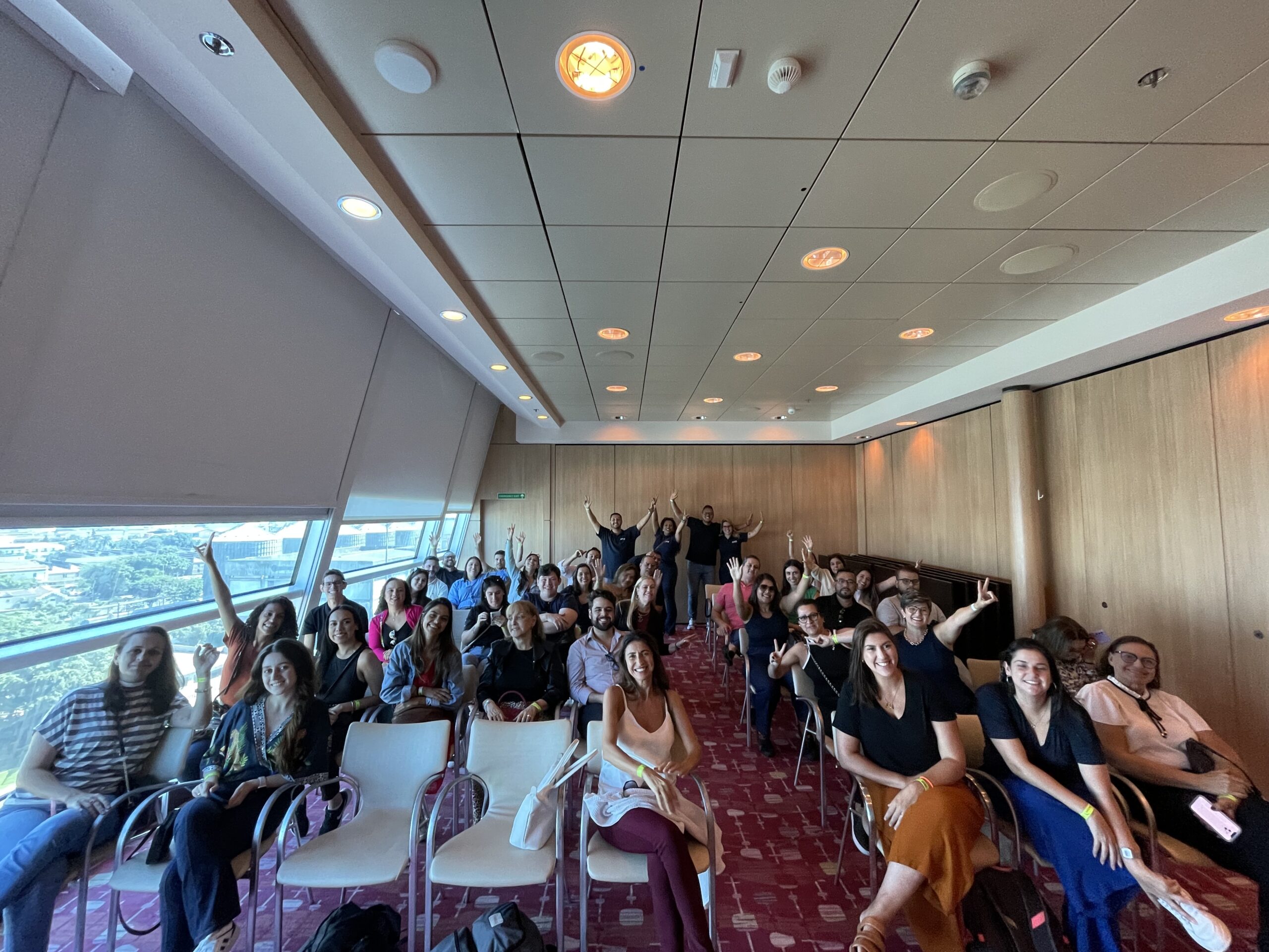 Os agentes tiveram condições especiais durante o ship tour Os agentes tiveram condições especiais durante o ship tour