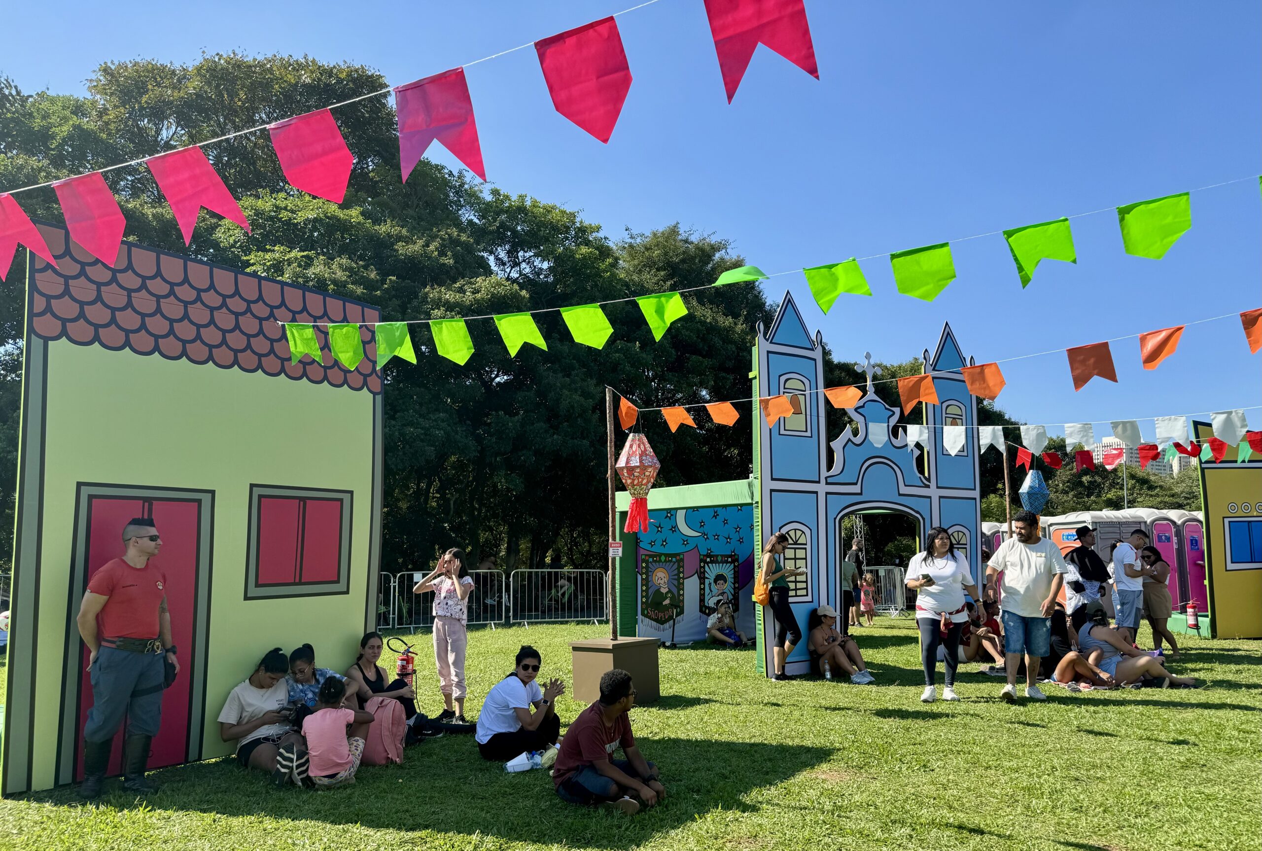 Espaço foi todo decorado com o São João de Pernambuco