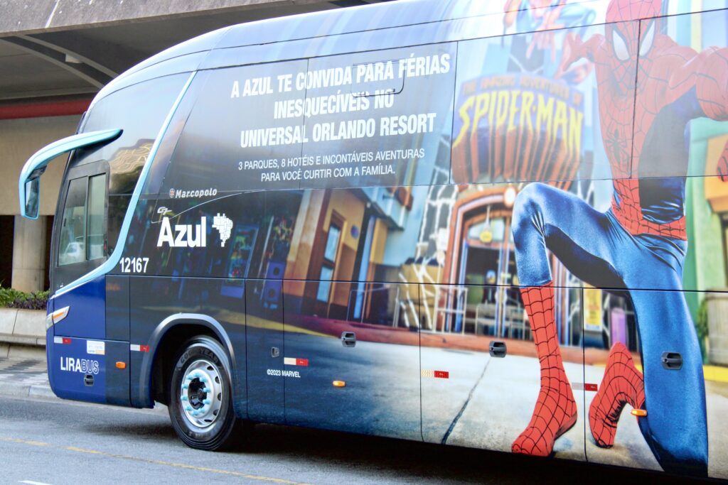 IMG 6984 Universal e Azul lançam ônibus temáticos para viagens entre Viracopos e São Paulo; veja fotos