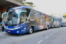 Universal e Azul lançam ônibus temáticos que farão viagens entre Viracopos e São Paulo; veja fotos
