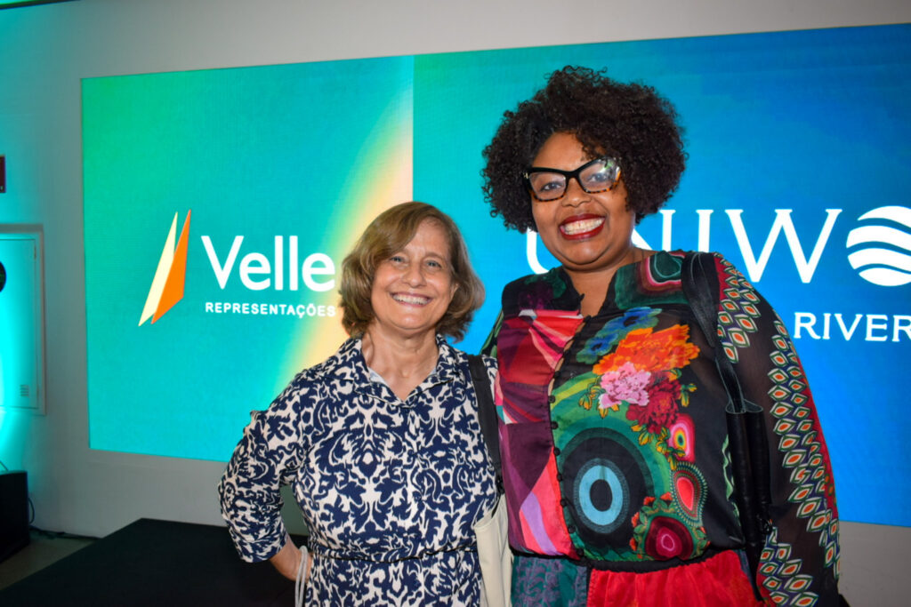 Márcia Galvão, da Crystal e Claudia Gonçalves, da ViagensPromo