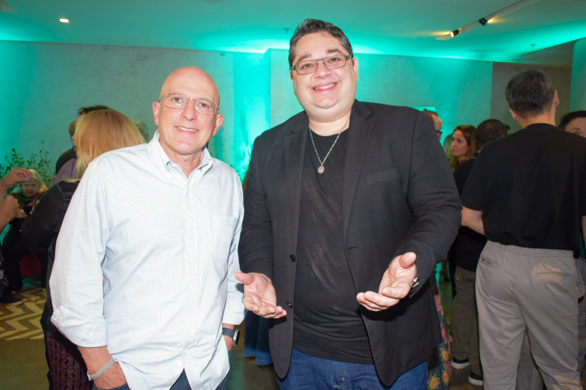 Aldo Leone, da Agaxtur e Leandro Sommerfeld, da Marítimos Aldo Leone, da Agaxtur e Leandro Sommerfeld, da Marítimos