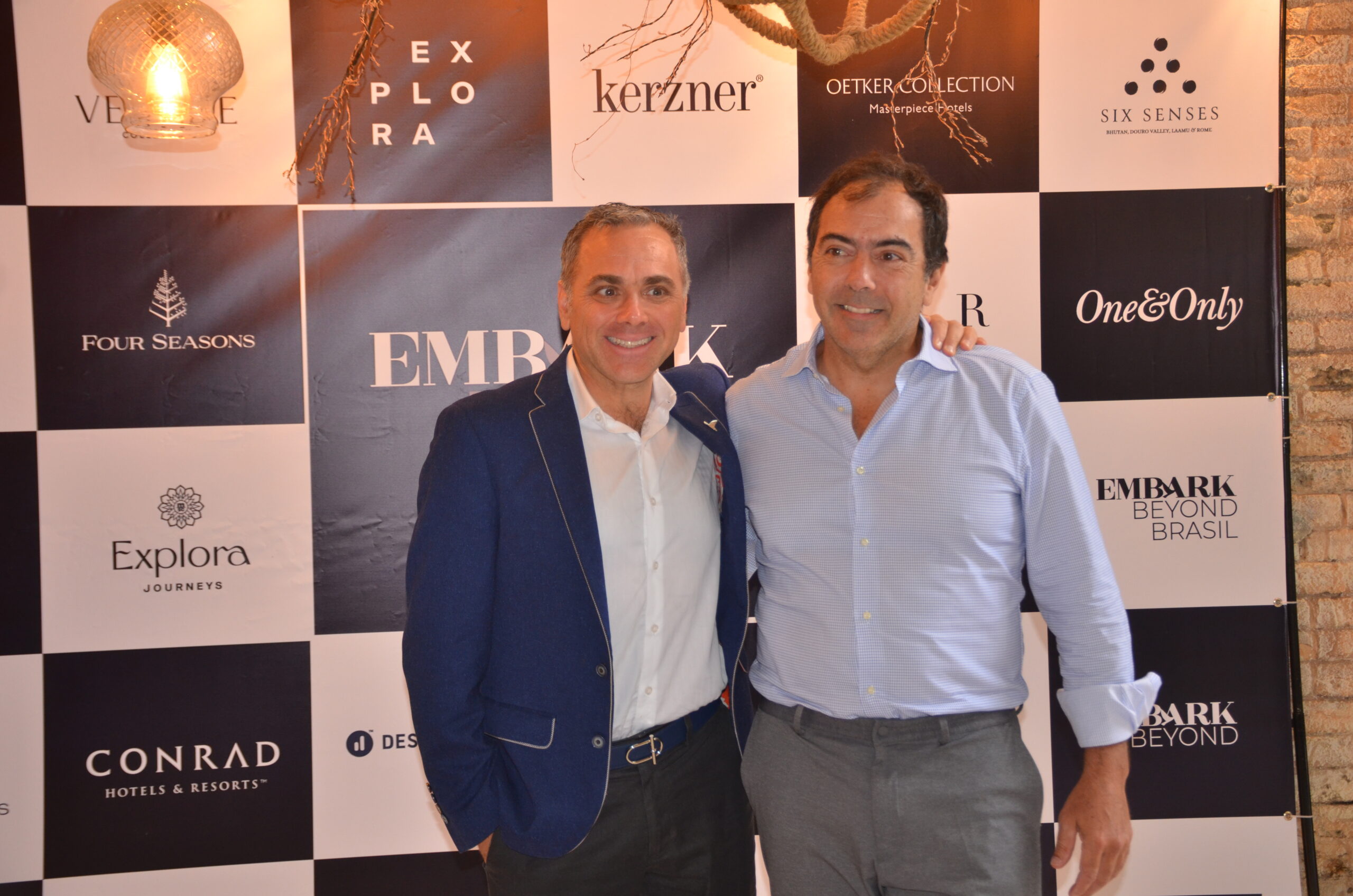 Jack Ezon, fundador da Embark Beyond e Tomás Perez, CEO do TP Group Jack Ezon, fundador da Embark Beyond e Tomás Perez, CEO do TP Group