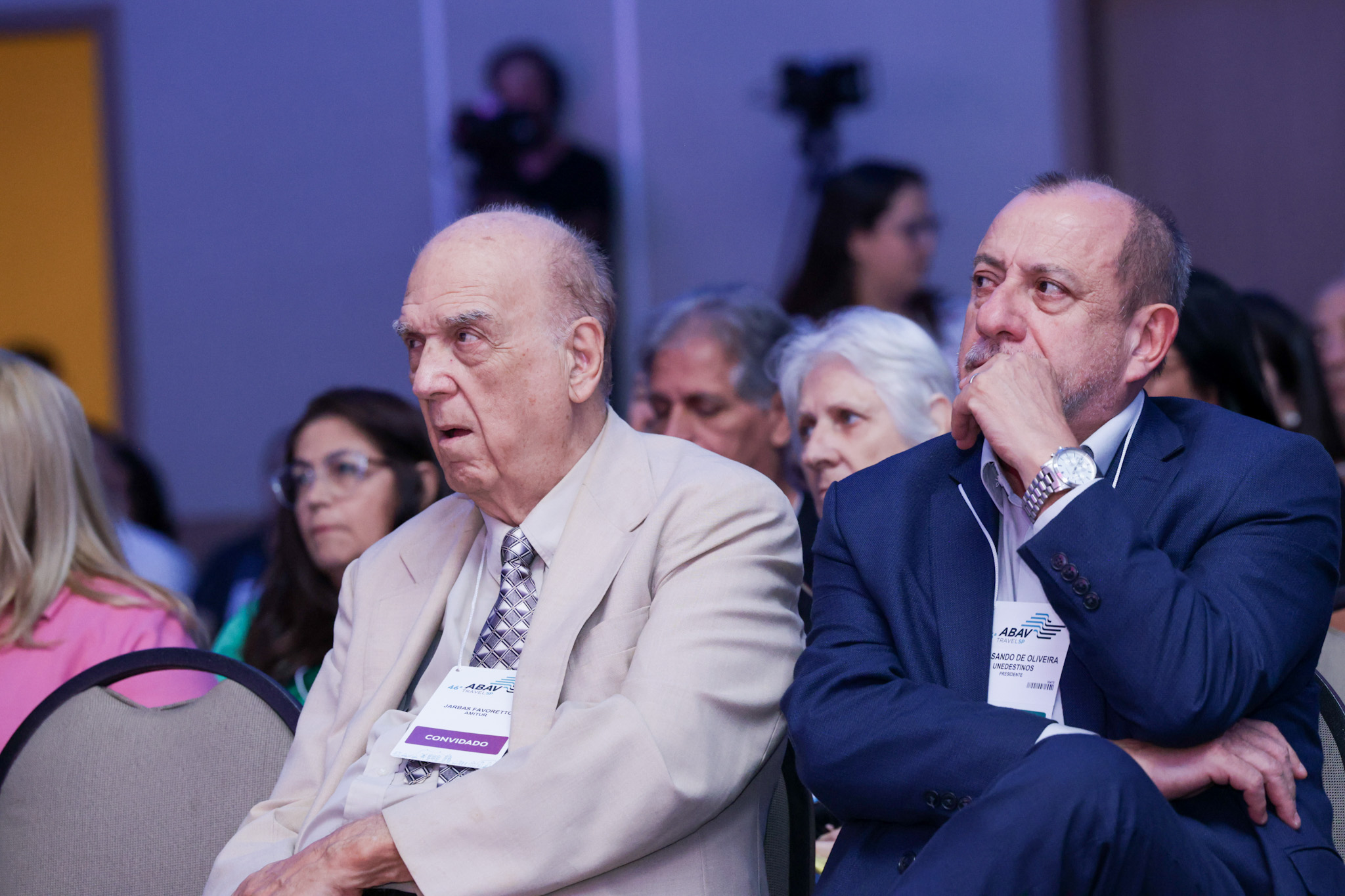 Jarbas Favoretto, da AMITUR, e Toni Sando, do Visite São Paulo e UNEDESTINOS Jarbas Favoretto, da AMITUR, e Toni Sando, do Visite São Paulo e UNEDESTINOS