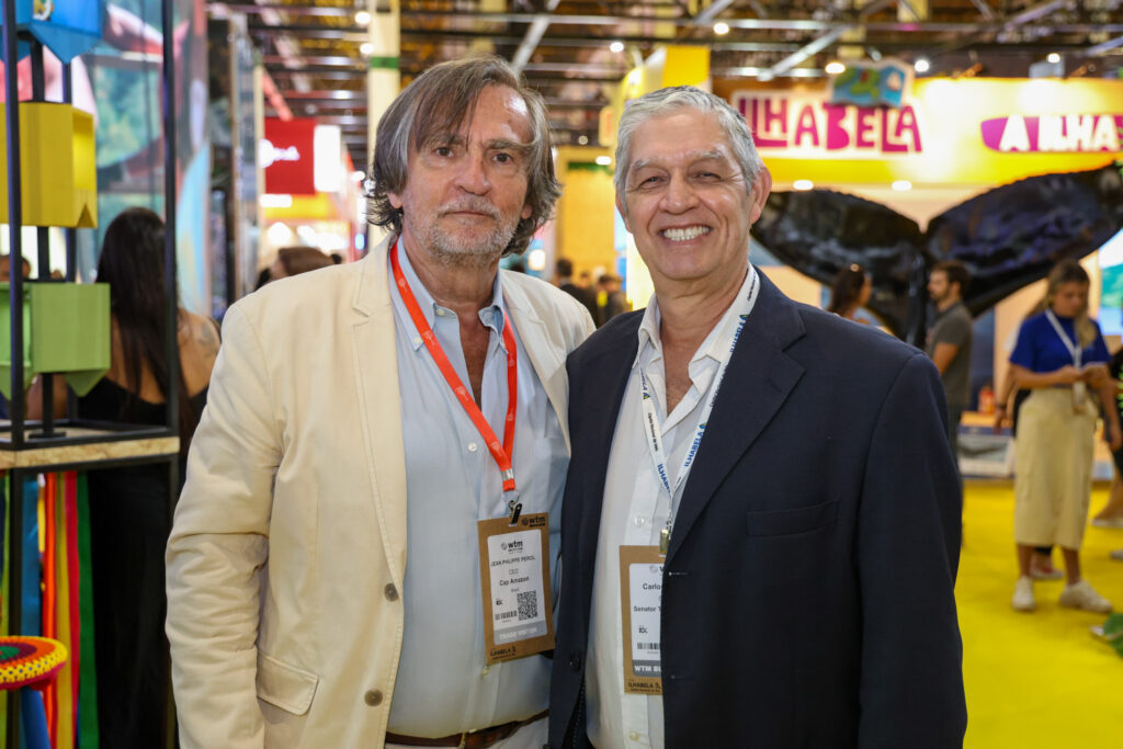 Jean Philippe Perol, da Cap Amazon, e Carlos Dezen, da Senator Jean Philippe Perol, da Cap Amazon, e Carlos Dezen, da Senator