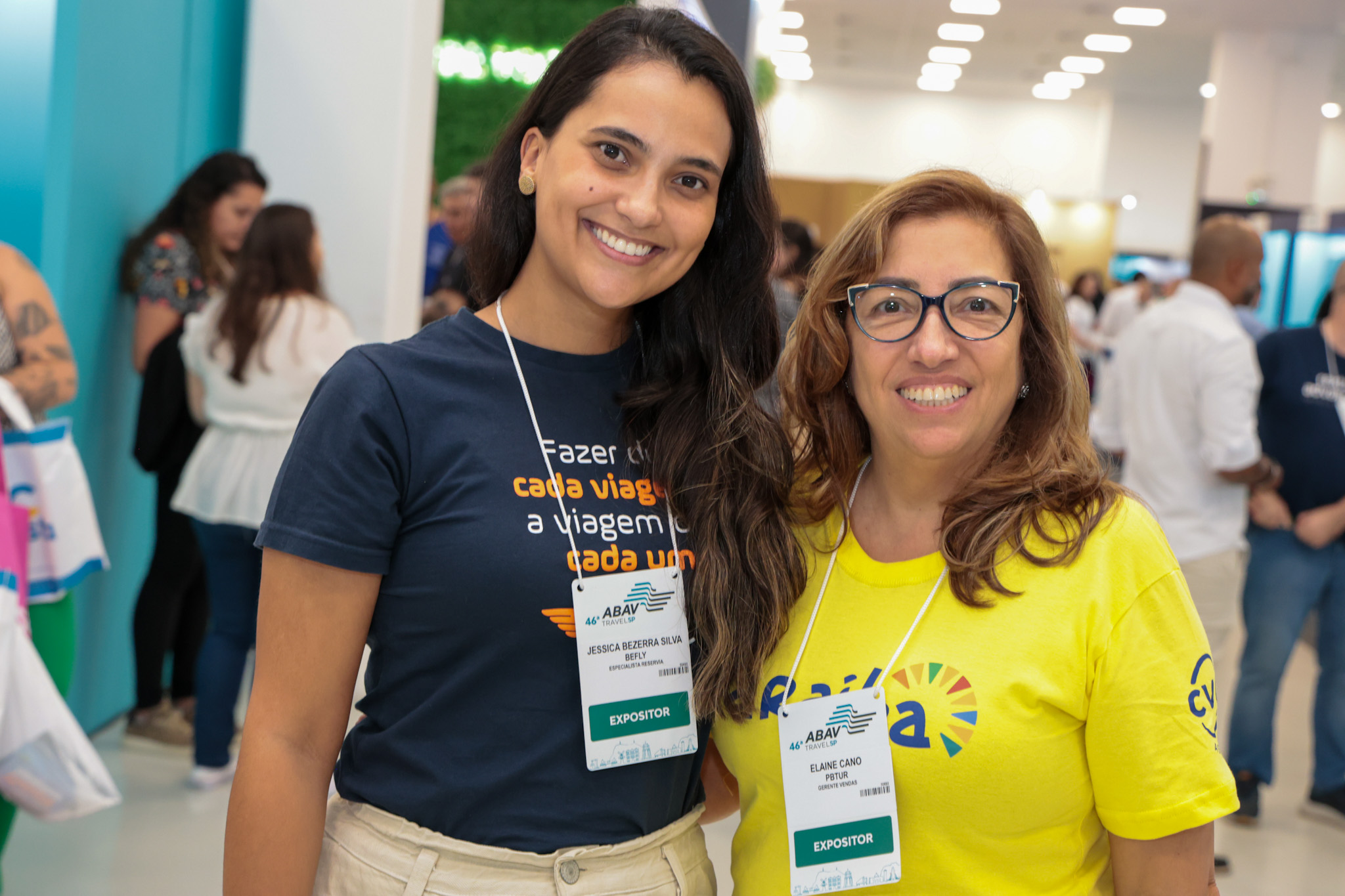 Jessica Bezerra, da Befly e Elaine Cano, da PBTUR Jessica Bezerra, da Befly e Elaine Cano, da PBTUR
